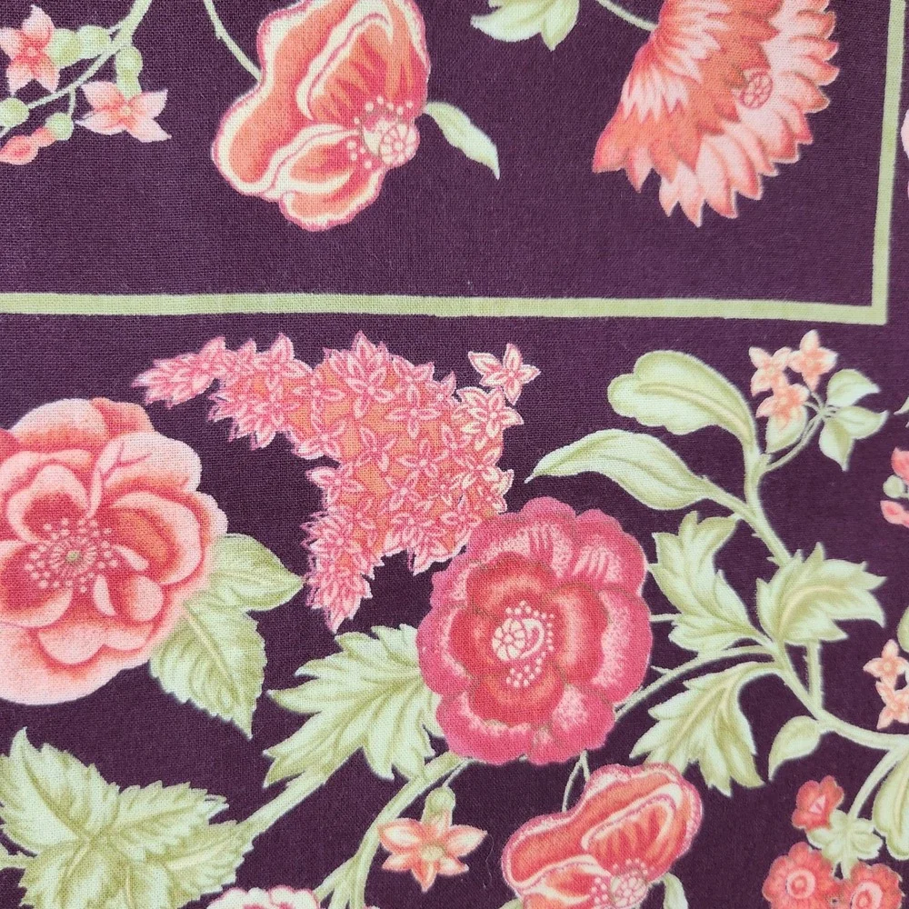 April Cornell Antoinette Burgundy 4-Person Setting 22-inch Napkins & Placemats